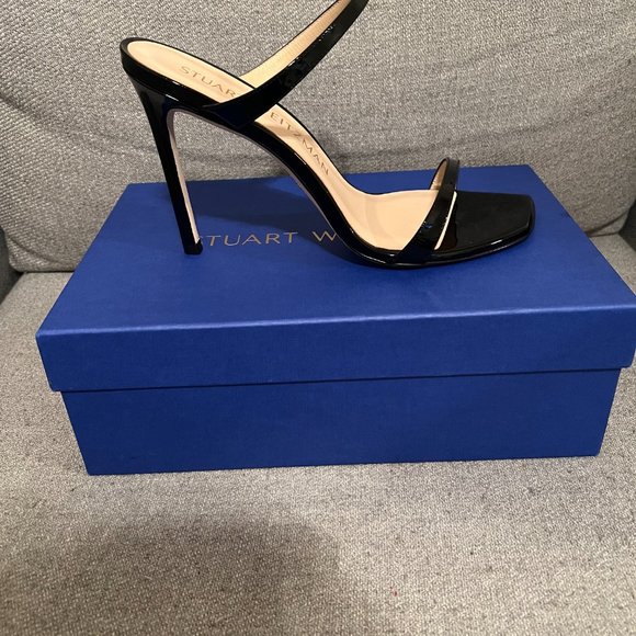 Stuart Weitzman Aleena 100 Black - Picture 11 of 13